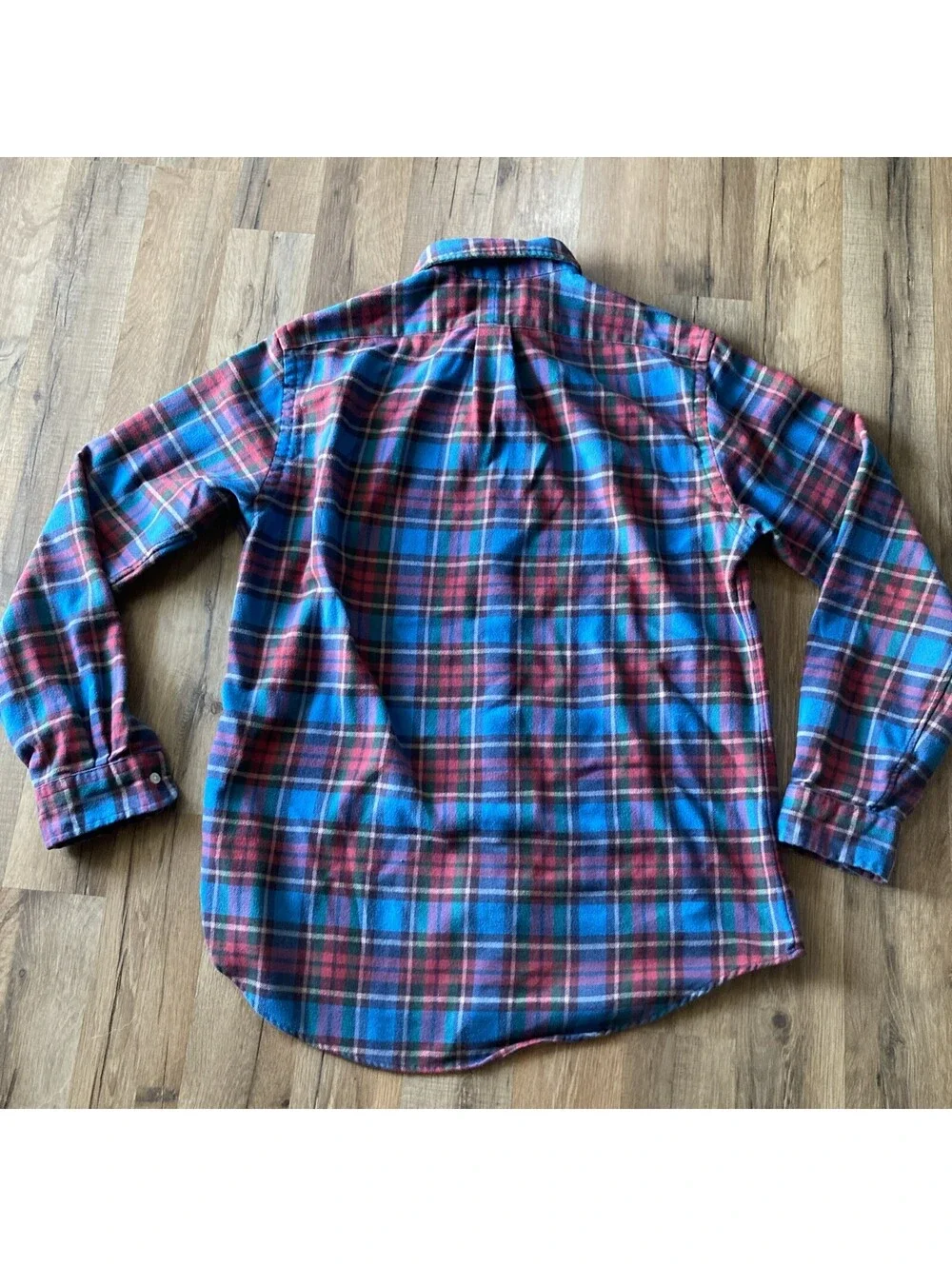Polo Ralph Lauren Custom Fit Performance Flannel Long Sleeve Plaid Shirt Mens L